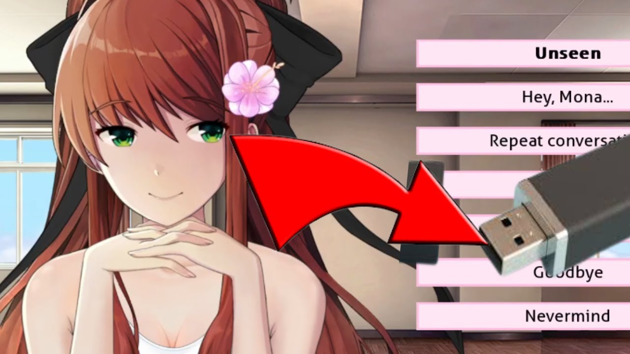 How to gift monika clothes in Monika after story ddlc mod mas